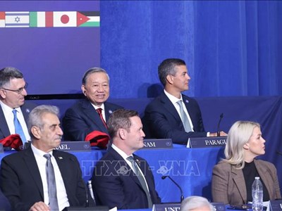 Tổng Bí thư Tô Lâm dự Phiên khai mạc Hội đồng Hoà bình về Gaza