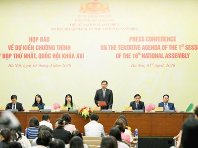 Quốc hội sẽ bầu Chủ tịch Quốc hội, Chủ tịch nước, Thủ tướng và các lãnh đạo cấp cao của nhà nước tại Kỳ họp thứ Nhất  