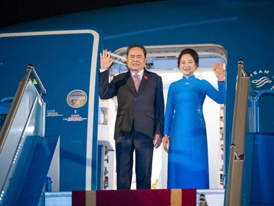 Chủ tịch Quốc hội Trần Thanh Mẫn lên đường tham dự IPU-152, thăm chính thức Cộng hòa Italia