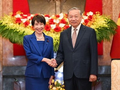 Tổng Bí thư, Chủ tịch nước Tô Lâm tiếp Thủ tướng Nhật Bản Takaichi Sanae