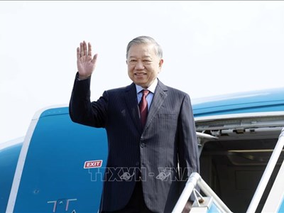 Tổng Bí thư, Chủ tịch nước Tô Lâm lên đường thăm cấp Nhà nước tới Cộng hòa Ấn Độ