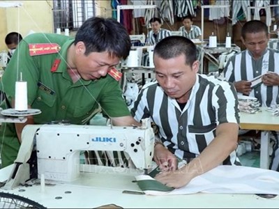 Phạm nhân được học văn hóa, học nghề và cấp chứng chỉ đào tạo nghề