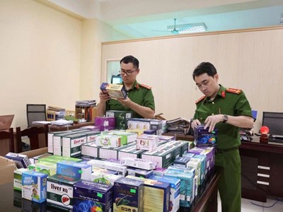 Công an công bố 39 loại thực phẩm bảo vệ sức khỏe giả