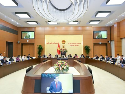 Phiên họp thứ 3 của Ủy ban Thường vụ Quốc hội sẽ xem xét nhiều nội dung quan trọng
