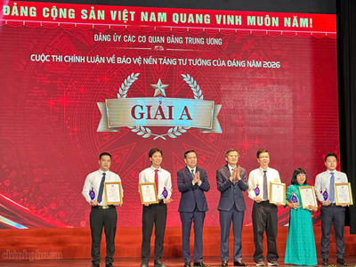 Tôn vinh 34 tác phẩm đoạt giải Cuộc thi chính luận bảo vệ nền tảng tư tưởng của Đảng