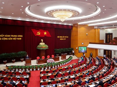 Thông báo Hội nghị lần thứ ba Ban Chấp hành Trung ương Đảng khóa XIV