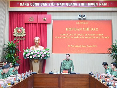 Phát triển văn hóa Công an nhân dân trong kỷ nguyên mới