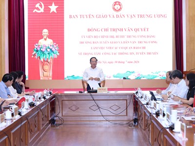 Báo chí phải tiếp tục khẳng định vai trò là dòng chảy thông tin chủ lưu, đổi mới mạnh mẽ để giữ vai trò dẫn dắt