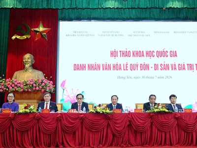  Nhận diện giá trị cốt lõi trong tư tưởng di sản của Danh nhân văn hóa Lê Quý Đôn  