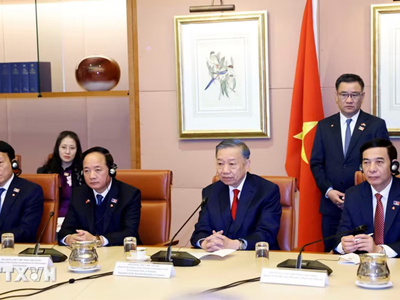 Tổng Bí thư, Chủ tịch nước Tô Lâm hội đàm với Thủ tướng Australia Anthony Albanese