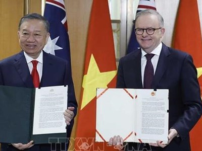  Tuyên bố chung về tăng cường kết nối khoa học, công nghệ và đổi mới sáng tạo giữa Việt Nam và Australia