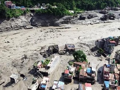 Chưa ghi nhận công dân Việt Nam bị thương vong trong vụ lũ quét ở biên giới Nepal và Trung Quốc
