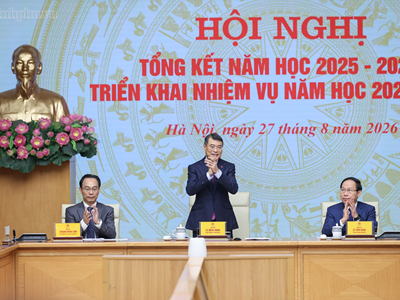 Thủ tướng chủ trì Hội nghị tổng kết năm học 2025-2026, triển khai nhiệm vụ năm học 2026-2027