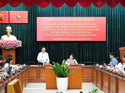 Xây dựng Không gian văn hóa Hồ Chí Minh trên không gian mạng, chiếm lĩnh trên môi trường số