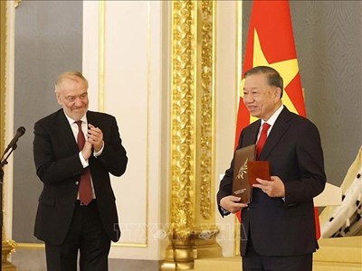 Tổng Bí thư, Chủ tịch nước Tô Lâm nhận Giải thưởng Hòa bình Quốc tế Lev Tolstoy năm 2026 tại Liên bang Nga