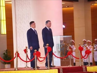 Tổng Bí thư, Chủ tịch nước Tô Lâm chủ trì Lễ đón chính thức Nhà vua Vương quốc Thái Lan và Hoàng hậu