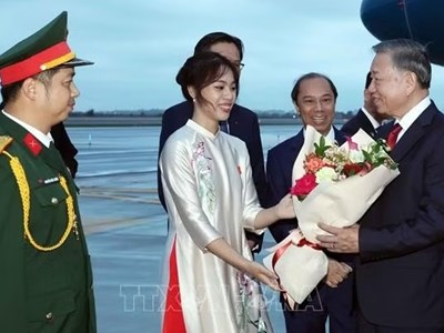 Tổng Bí thư, Chủ tịch nước Tô Lâm đến New York tham dự Phiên thảo luận cấp cao Đại hội đồng Liên Hợp Quốc khóa 81