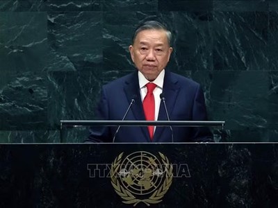 Phát biểu của Tổng Bí thư, Chủ tịch nước Tô Lâm tại Phiên thảo luận cấp cao Đại hội đồng Liên Hợp Quốc