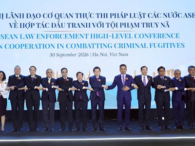 Tăng cường hợp tác vì một ASEAN không có tội phạm truy nã