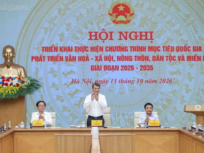 Thủ tướng chủ trì Hội nghị triển khai Chương trình mục tiêu quốc gia phát triển văn hóa - xã hội, nông thôn, dân tộc miền núi
