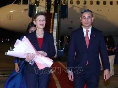 Thủ tướng Công quốc Liechtenstein đến Hà Nội, thăm chính thức Việt Nam