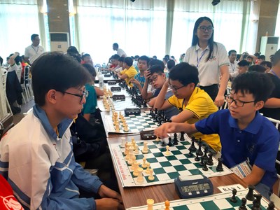 Trên 650 VĐV tranh tài Giải Cờ vua miền Trung - Tây Nguyên mở rộng