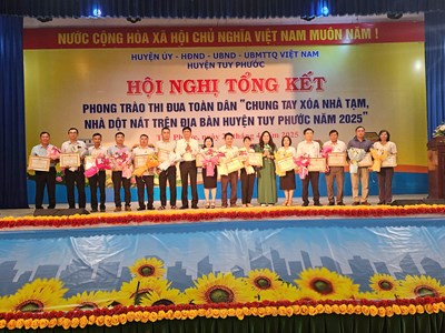 Một huyện ở Bình Định hoàn thành công tác xóa nhà tạm, nhà dột nát trước một tháng