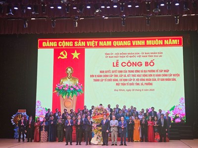 Công bố các nghị quyết, quyết định quan trọng của tỉnh Gia Lai (mới)