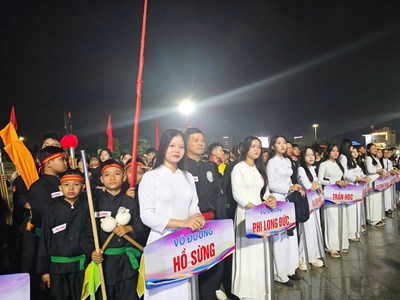 Hơn 655 võ sư, võ sinh tham gia tranh Cúp Hoàng đế Quang Trung lần thứ VII