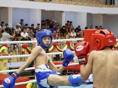 Gần 300 VĐV tham gia Giải Vô địch Trẻ Kickboxing tỉnh Gia Lai lần thứ I