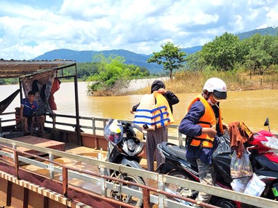 Gia Lai: Đảm bảo giao thông đường thủy khu vực biên giới ở sông Sê San