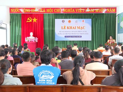 Ngư dân xã đảo Gia Lai được thi, cấp giấy phép lái xe hạng A1 miễn phí