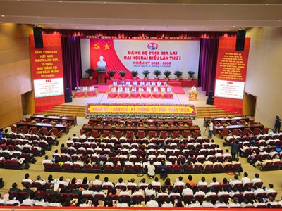 Khai mạc phiên chính thức Đại hội đại biểu Đảng bộ tỉnh Gia Lai lần thứ I