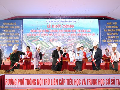 Phó Thủ tướng Hồ Quốc Dũng: Xây dựng trường học biên giới là điểm tựa tinh thần, biểu tượng văn hóa