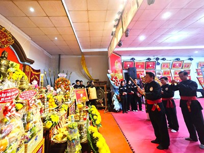 Gia Lai tổ chức Lễ cúng tổ Võ cổ truyền Bình Định