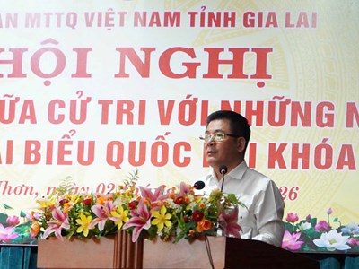 Các ứng cử viên đại biểu Quốc hội tiếp xúc cử tri, vận động bầu cử tại Gia Lai