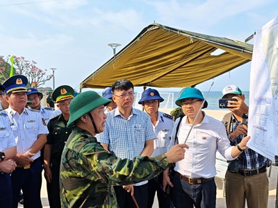 Khảo sát, xây dựng Hải đội Cảnh sát biển tại xã đảo tiền tiêu Nhơn Châu