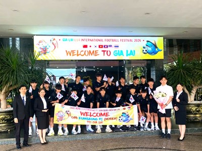 Sẵn sàng chờ ngày khai màn Festival Bóng đá Quốc tế U14 Gia Lai 2026