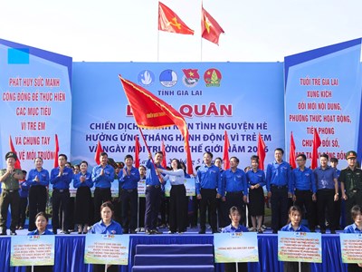 Gia Lai ra quân Chiến dịch Thanh niên tình nguyện hè 2026