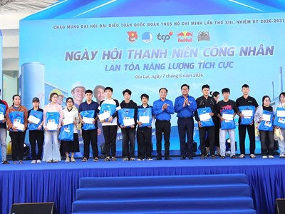 Thanh niên công nhân Gia Lai lan tỏa năng lượng tích cực