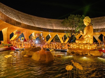 Núi Bà Đen, Tây Ninh tổ chức Lễ an vị Tôn tượng Đức Phật Câu Na Hàm Mâu Ni