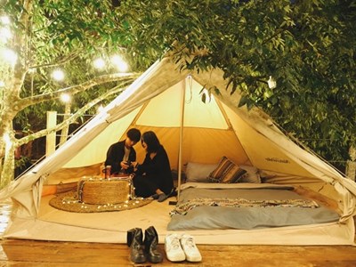 Vì sao glamping hẻo lánh hút khách dịp Valentine và Tết 2026?