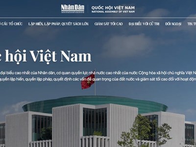 Báo Nhân Dân ra mắt chuyên trang Quốc hội Việt Nam