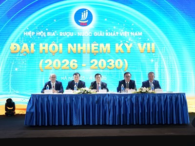 Hiệp hội Bia - Rượu - Nước giải khát Việt Nam tổ chức Đại hội lần thứ VII, nhiệm kỳ 2026 - 2030