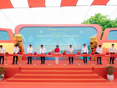 Ninh Bình chính thức có Công viên Thể thao đa năng quy mô hàng đầu Việt Nam do Sun Group đầu tư