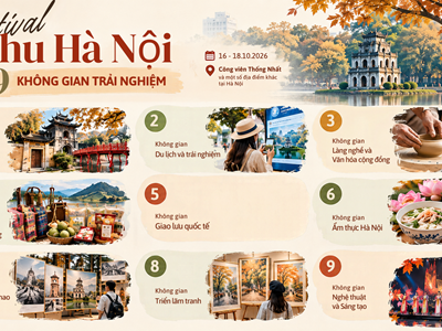 9 không gian trải nghiệm tạo nên mùa thu Hà Nội 2026 khác biệt