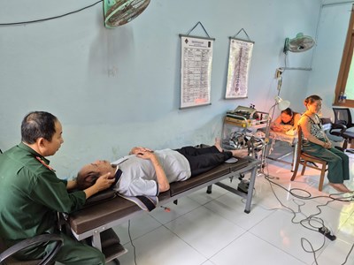 Phòng khám “0 đồng” của người lính quân y