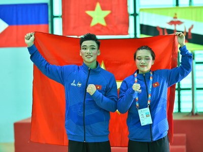 Ngày thi đấu rực rỡ của đoàn Việt Nam 