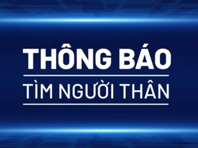 Thông báo truy tìm tung tích nạn nhân