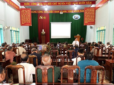 Tập huấn công tác tuyên truyền cho người có uy tín 